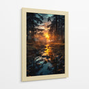 Atardecer Dorado - Puffy Design | Cuadro decorativo de Canvas Lab