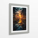 Atardecer Dorado - Puffy Design | Cuadro decorativo de Canvas Lab