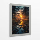 Atardecer Dorado - Puffy Design | Cuadro decorativo de Canvas Lab
