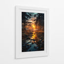 Atardecer Dorado - Puffy Design | Cuadro decorativo de Canvas Lab