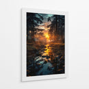 Atardecer Dorado - Puffy Design | Cuadro decorativo de Canvas Lab