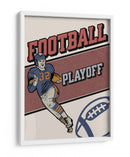 Playoffs de futbol americano retro - Fluidys Studio IV | Cuadro decorativo de Canvas Lab