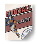 Playoffs de futbol americano retro - Fluidys Studio IV | Cuadro decorativo de Canvas Lab