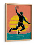 Gravedad cero: edición retrowave - Andreas Magnusson | Cuadro decorativo de Canvas Lab