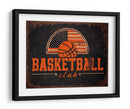 Vintage Basketball Club Flag - Fluidys Studio IV | Cuadro decorativo de Canvas Lab