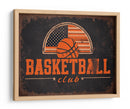 Vintage Basketball Club Flag - Fluidys Studio IV | Cuadro decorativo de Canvas Lab