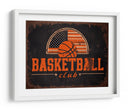 Vintage Basketball Club Flag - Fluidys Studio IV | Cuadro decorativo de Canvas Lab