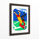 Salto de jugador de rugby - Alexandra Ramirez | Cuadro decorativo de Canvas Lab