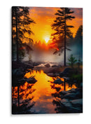 Niebla de Fuego - Puffy Design | Cuadro decorativo de Canvas Lab