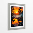 Niebla de Fuego - Puffy Design | Cuadro decorativo de Canvas Lab