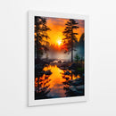 Niebla de Fuego - Puffy Design | Cuadro decorativo de Canvas Lab