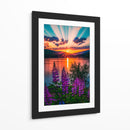 Lupinos Radiantes - Puffy Design | Cuadro decorativo de Canvas Lab