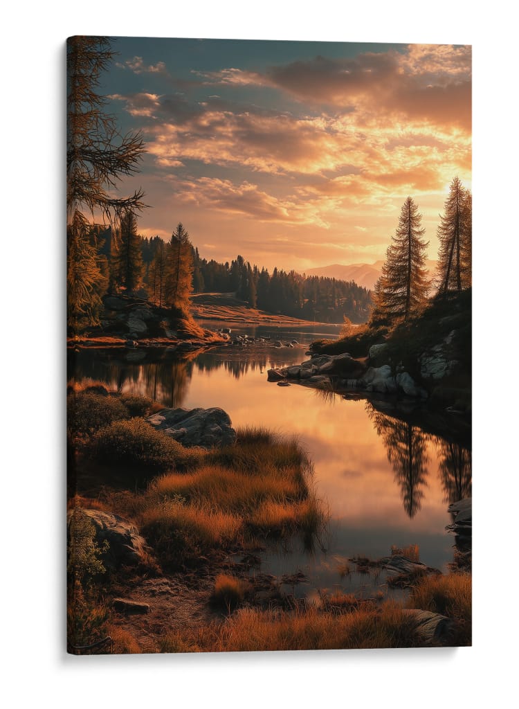 Reflejo de Otoño - Puffy Design | Cuadro decorativo de Canvas Lab