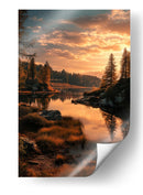 Reflejo de Otoño - Puffy Design | Cuadro decorativo de Canvas Lab