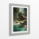 Refugio Esmeralda - Puffy Design | Cuadro decorativo de Canvas Lab