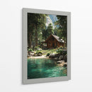 Refugio Esmeralda - Puffy Design | Cuadro decorativo de Canvas Lab