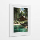 Refugio Esmeralda - Puffy Design | Cuadro decorativo de Canvas Lab