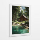 Refugio Esmeralda - Puffy Design | Cuadro decorativo de Canvas Lab
