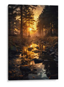 Amanecer de Ámbar - Puffy Design | Cuadro decorativo de Canvas Lab