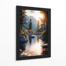 Serenidad Alpina - Puffy Design | Cuadro decorativo de Canvas Lab