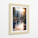 Serenidad Alpina - Puffy Design | Cuadro decorativo de Canvas Lab