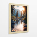 Serenidad Alpina - Puffy Design | Cuadro decorativo de Canvas Lab