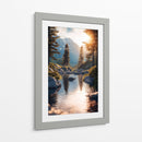 Serenidad Alpina - Puffy Design | Cuadro decorativo de Canvas Lab