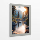 Serenidad Alpina - Puffy Design | Cuadro decorativo de Canvas Lab