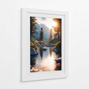 Serenidad Alpina - Puffy Design | Cuadro decorativo de Canvas Lab