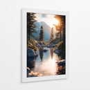 Serenidad Alpina - Puffy Design | Cuadro decorativo de Canvas Lab