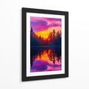 Crepúsculo de Fuego - Puffy Design | Cuadro decorativo de Canvas Lab