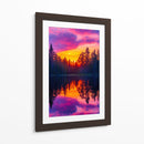 Crepúsculo de Fuego - Puffy Design | Cuadro decorativo de Canvas Lab