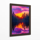 Crepúsculo de Fuego - Puffy Design | Cuadro decorativo de Canvas Lab