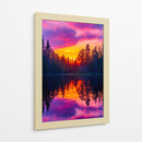 Crepúsculo de Fuego - Puffy Design | Cuadro decorativo de Canvas Lab