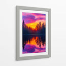 Crepúsculo de Fuego - Puffy Design | Cuadro decorativo de Canvas Lab