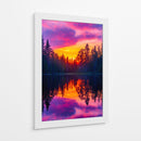 Crepúsculo de Fuego - Puffy Design | Cuadro decorativo de Canvas Lab