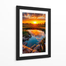 Horizonte Dorado - Puffy Design | Cuadro decorativo de Canvas Lab