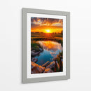 Horizonte Dorado - Puffy Design | Cuadro decorativo de Canvas Lab