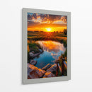 Horizonte Dorado - Puffy Design | Cuadro decorativo de Canvas Lab