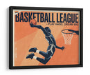 Cartel de arte pop vintage: Basketball League  - Andreas Magnusson | Cuadro decorativo de Canvas Lab