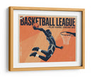Cartel de arte pop vintage: Basketball League  - Andreas Magnusson | Cuadro decorativo de Canvas Lab