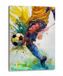 Patada de fútbol dinámica - Justyna Jaszke | Cuadro decorativo de Canvas Lab