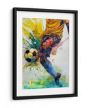 Patada de fútbol dinámica - Justyna Jaszke | Cuadro decorativo de Canvas Lab