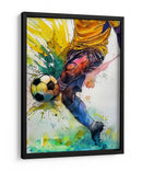 Patada de fútbol dinámica - Justyna Jaszke | Cuadro decorativo de Canvas Lab