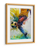 Patada de fútbol dinámica - Justyna Jaszke | Cuadro decorativo de Canvas Lab
