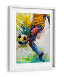 Patada de fútbol dinámica - Justyna Jaszke | Cuadro decorativo de Canvas Lab