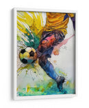 Patada de fútbol dinámica - Justyna Jaszke | Cuadro decorativo de Canvas Lab