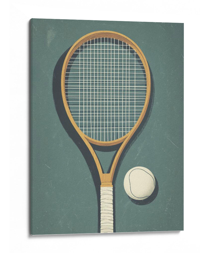 Pelota clásica de raqueta de tenis - Andreas Magnusson | Cuadro decorativo de Canvas Lab