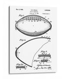 Patente de futbol antiguo - Andreas Magnusson | Cuadro decorativo de Canvas Lab