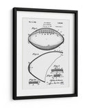 Patente de futbol antiguo - Andreas Magnusson | Cuadro decorativo de Canvas Lab
